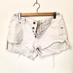 Free People Shorts - Free people | white denim shorts Free People Shorts - Free people | white denim shorts